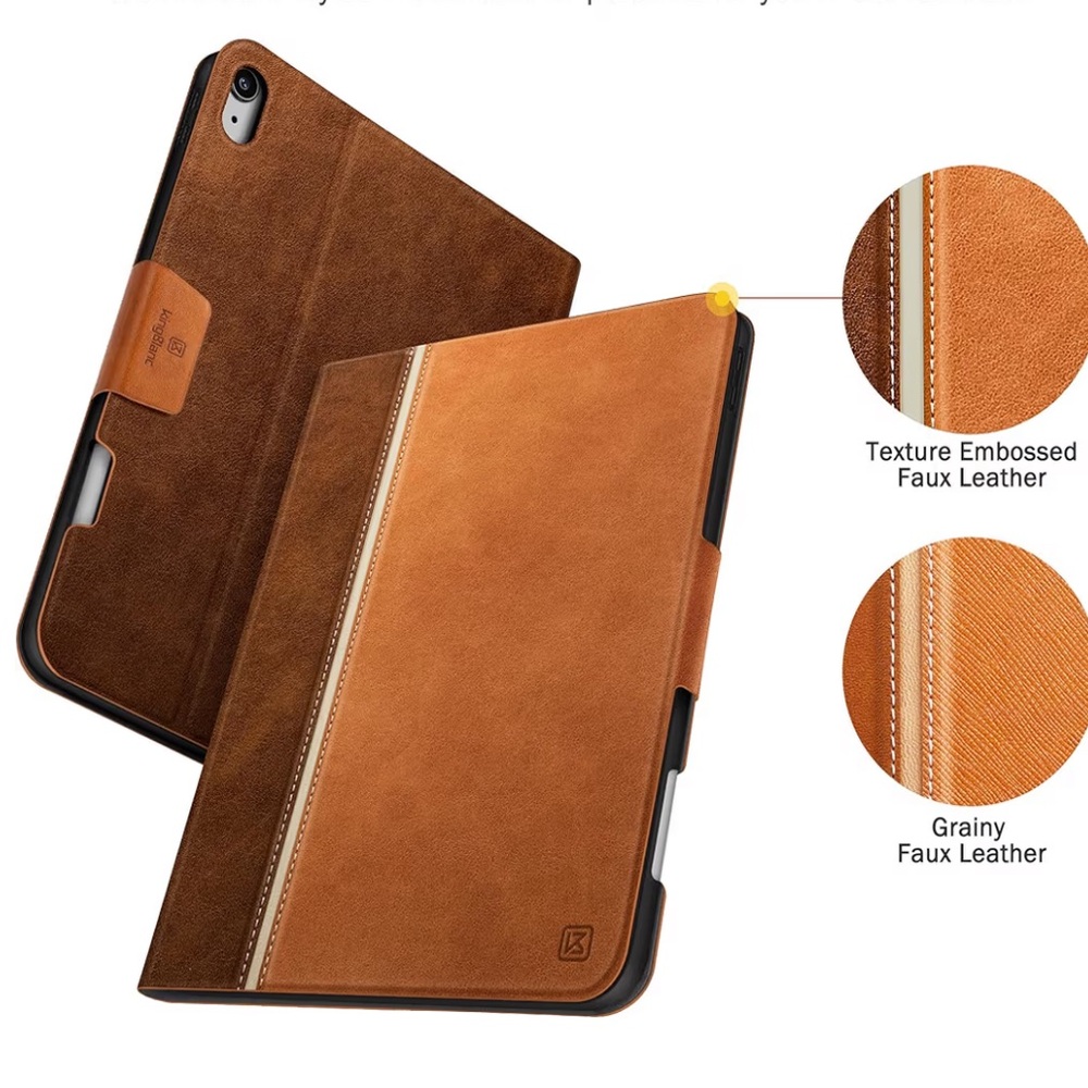 Brown Faux Leather Tablet Case